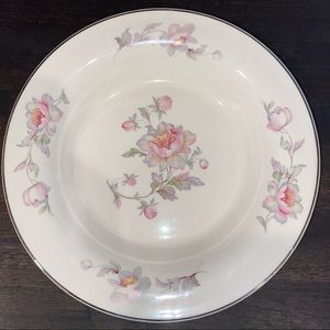 Set of 2 - 1950s Vintage Limoges 8 in soup bowls